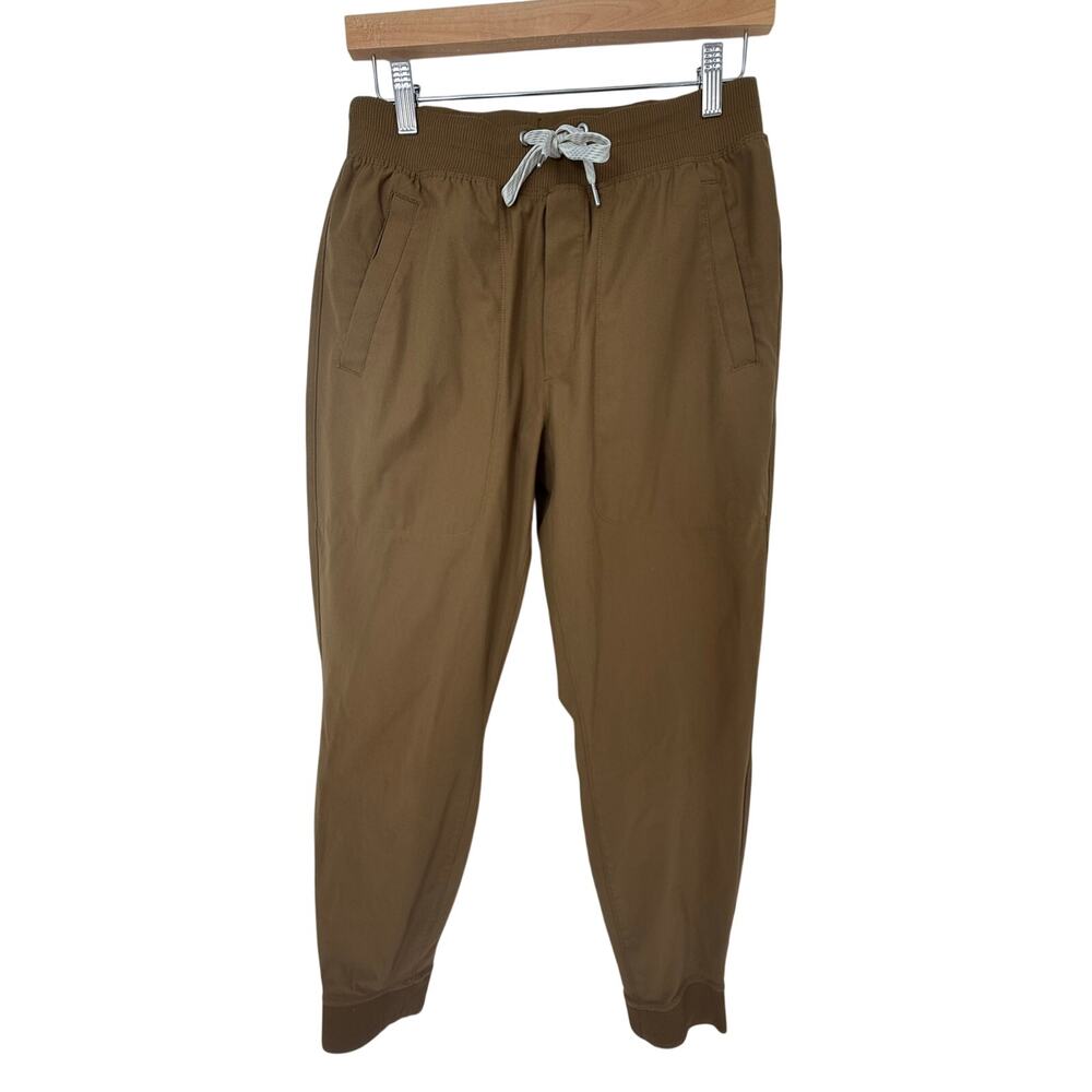 Vuori Meta Jogger Men Medium Brown Performance Stretch Drawstring Athletic Pants